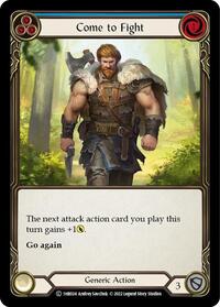 Come to Fight (Blue) (1HR024) [Historic Pack 1 Blitz Deck Rhinar]
