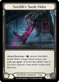 Sutcliffe's Suede Hides (1HV006) [Historic Pack 1 Blitz Deck Viserai]