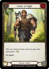 Come to Fight (Red) (1HV014) [Historic Pack 1 Blitz Deck Viserai]
