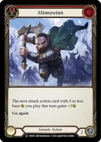 Minnowism (Red) (1HV016) [Historic Pack 1 Blitz Deck Viserai]