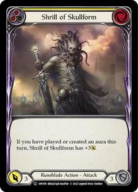 Shrill of Skullform (Yellow) (1HV018) [Historic Pack 1 Blitz Deck Viserai]