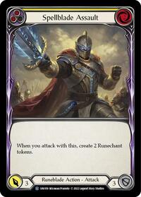 Spellblade Assault (Yellow) (1HV019) [Historic Pack 1 Blitz Deck Viserai]
