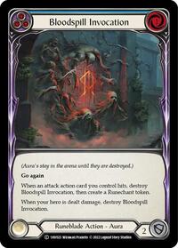 Bloodspill Invocation (Blue) (1HV023) [Historic Pack 1 Blitz Deck Viserai]