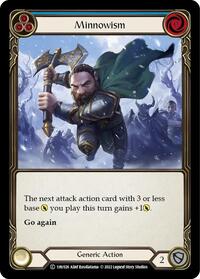 Minnowism (Blue) (1HV026) [Historic Pack 1 Blitz Deck Viserai]