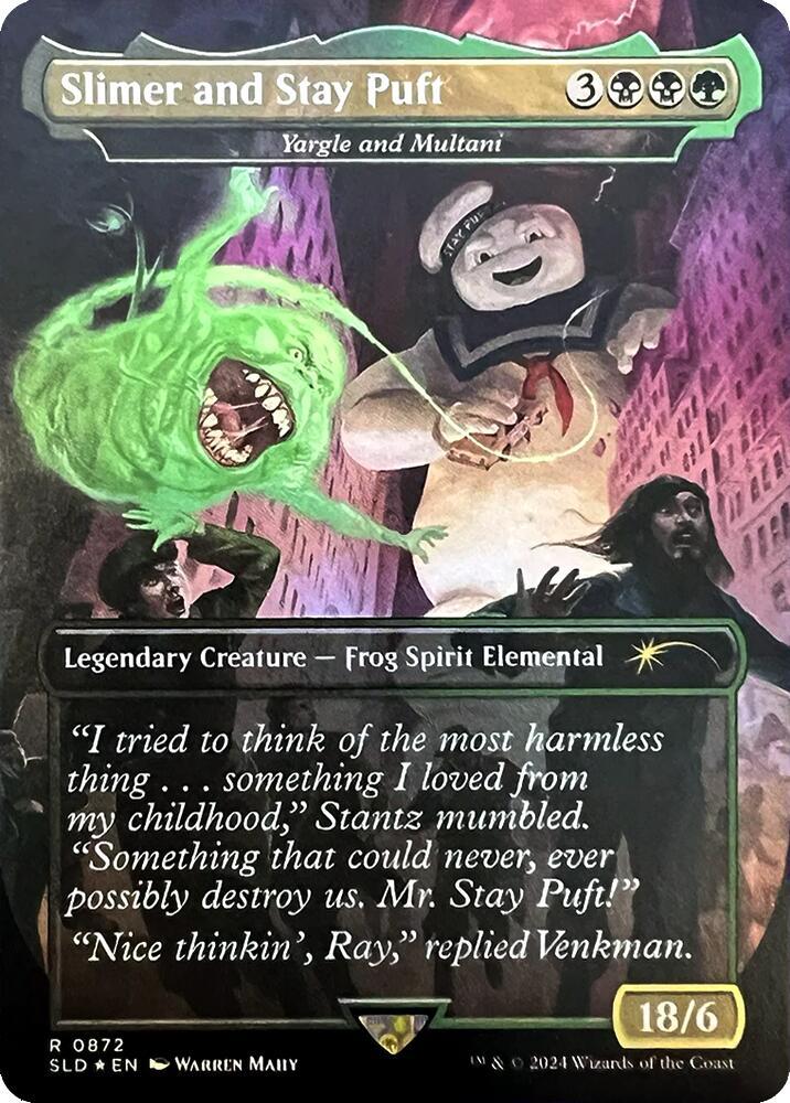 Slimer and Stay Puft - Yargle and Multani (872) [Secret Lair Drop]