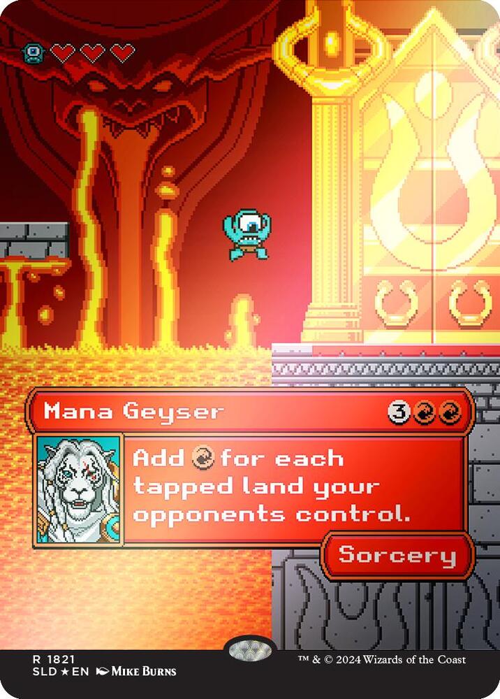 Mana Geyser (Rainbow Foil) (1821) [Secret Lair Drop]