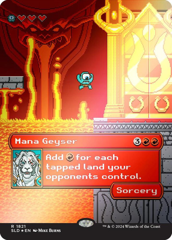 Mana Geyser (Rainbow Foil) (1821) [Secret Lair Drop]