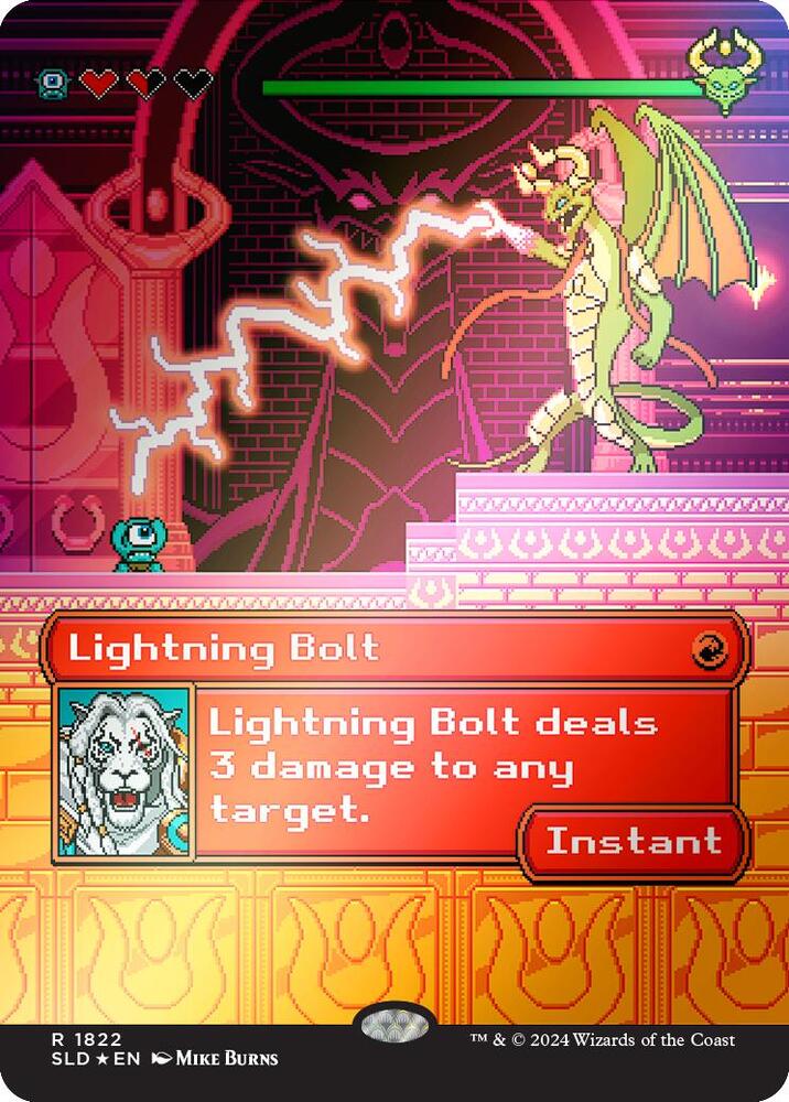 Lightning Bolt (1822) (Rainbow Foil) [Secret Lair Drop]