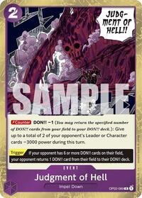 Judgment of Hell (Jolly Roger Foil) (OP02-089) [Premium Booster -The Best-]