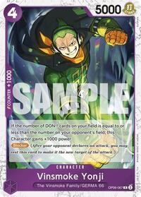 Vinsmoke Yonji (OP06-067) (Jolly Roger Foil) (OP06-067) [Premium Booster -The Best-]