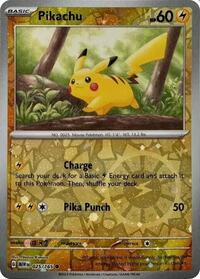 Pikachu - 025/165 (Reverse Cosmos Holo) (Costco Exclusive) (025/165) [Miscellaneous Cards and Products]
