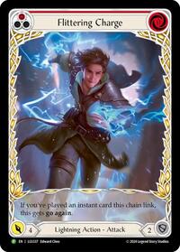Flittering Charge (Red) (Extended Art) (LGS337) [Flesh and Blood Promo Cards]