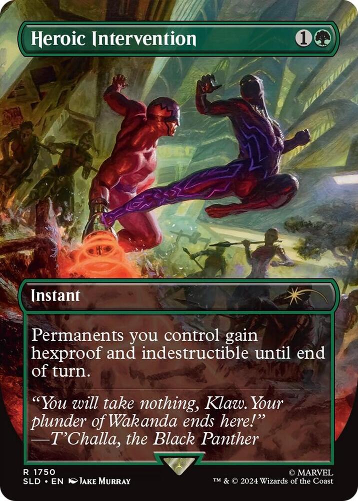 Heroic Intervention (Rainbow Foil) (1750) [Secret Lair Drop]