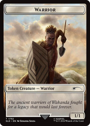 Warrior Token (Rainbow Foil) (1752) [Secret Lair Drop]