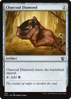 Charcoal Diamond (158) [Midnight Hunt Commander]