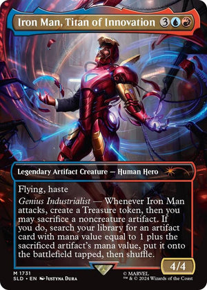 Iron Man, Titan of Innovation (Rainbow Foil) (1731) [Secret Lair Drop]