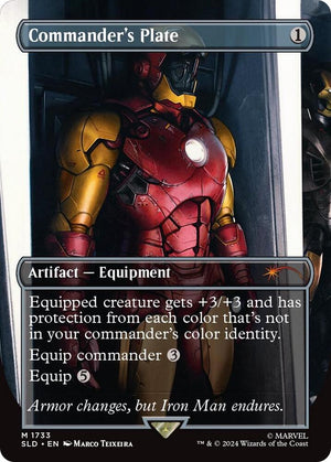 Commander's Plate (1733) (Rainbow Foil) [Secret Lair Drop]