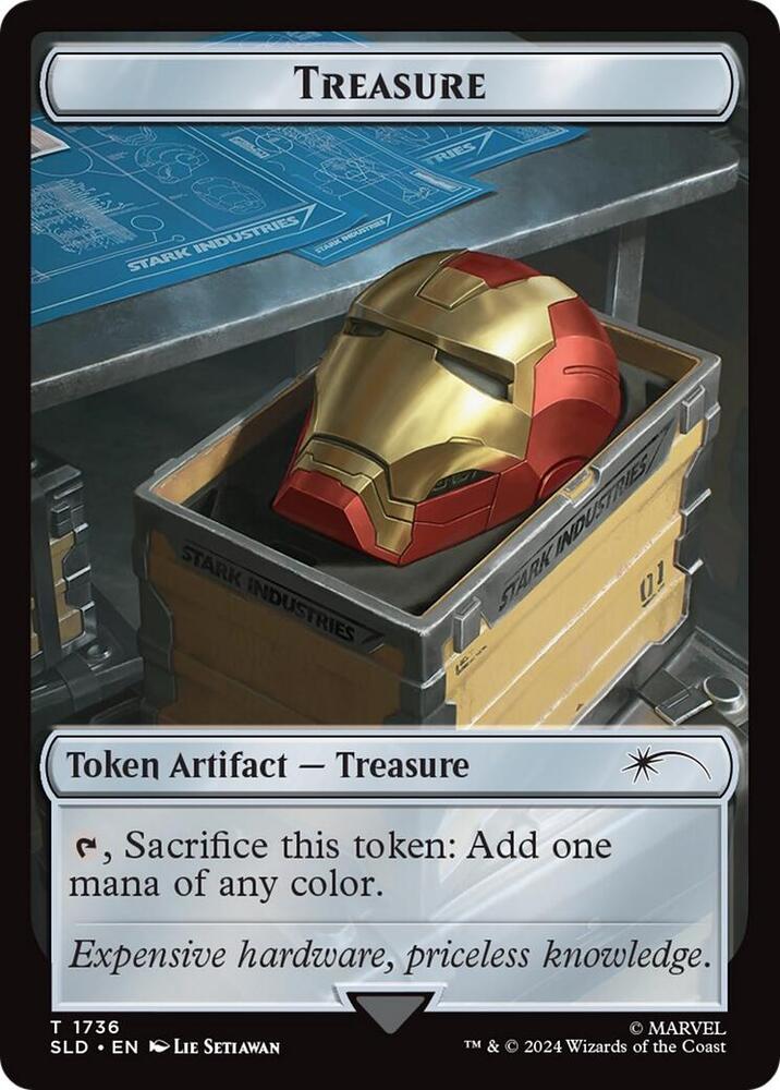 Treasure Token (1736) (Rainbow Foil) [Secret Lair Drop]