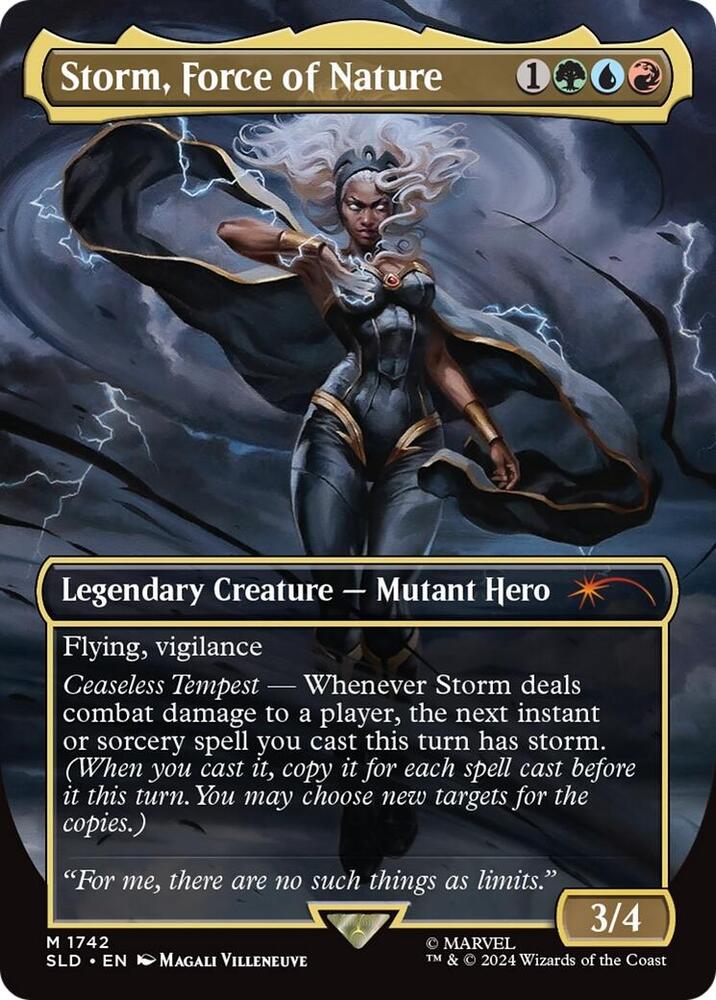 Storm, Force of Nature (Rainbow Foil) (1742) [Secret Lair Drop]