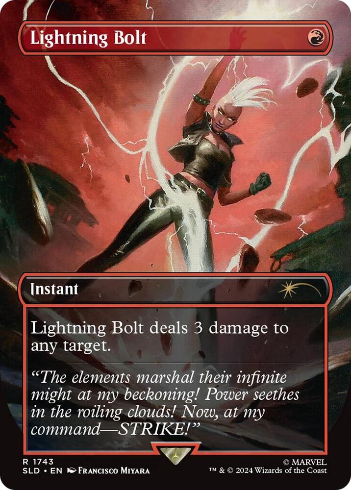 Lightning Bolt (1743) (Rainbow Foil) [Secret Lair Drop]