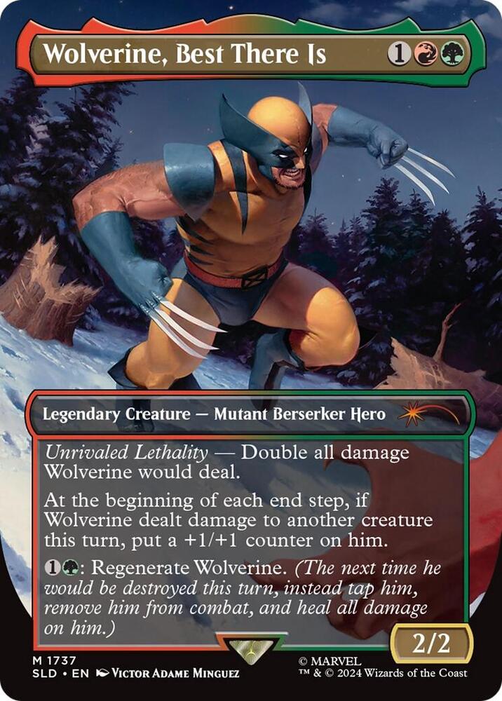 Wolverine, Best There Is (Rainbow Foil) (1737) [Secret Lair Drop]