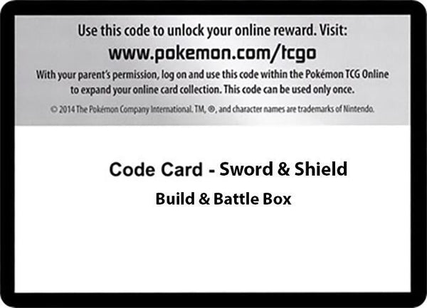 Code Card - Sword & Shield Build & Battle Box [SWSH01 Sword and Shield Base Set]