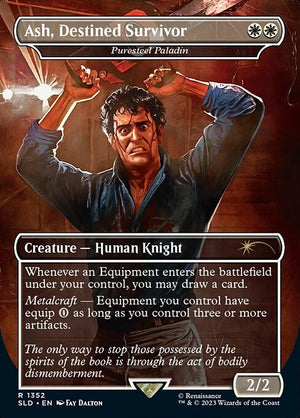 Puresteel Paladin (1352) [Secret Lair Drop] [Borderless]