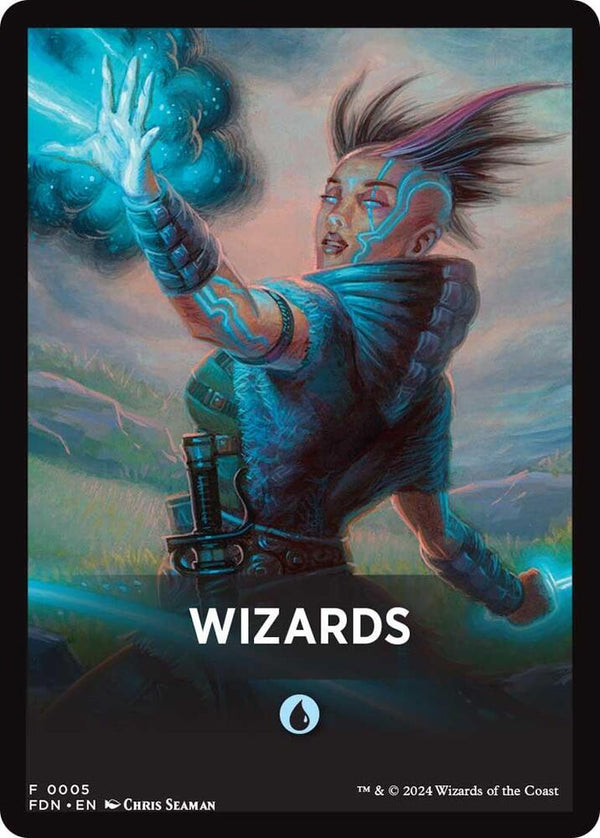 Wizards Theme Card (5) [Foundations]