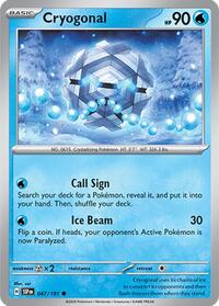 Cryogonal (047/191) [SV08 Surging Sparks]