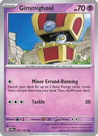 Gimmighoul (097/191) [SV08 Surging Sparks]