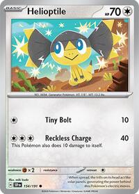 Helioptile (154/191) [SV08 Surging Sparks]