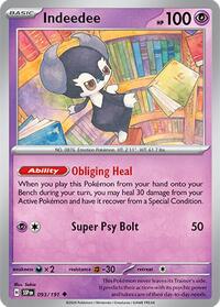 Indeedee (093/191) [SV08 Surging Sparks]