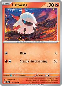 Larvesta - 024/191 (024/191) [SV08 Surging Sparks]