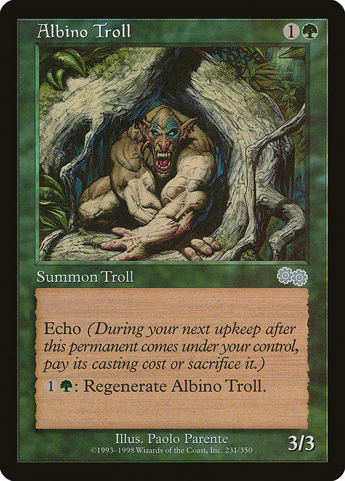 Albino Troll (231) [Urza's Saga]