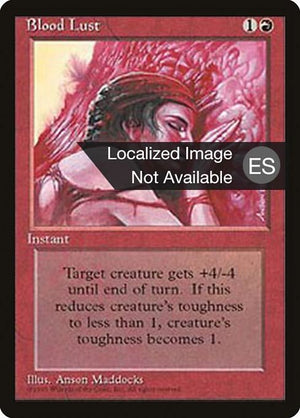 Blood Lust (178) [Fourth Edition Foreign Black Border]