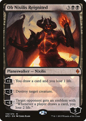 Ob Nixilis Reignited (119p) [Battle for Zendikar Promos]