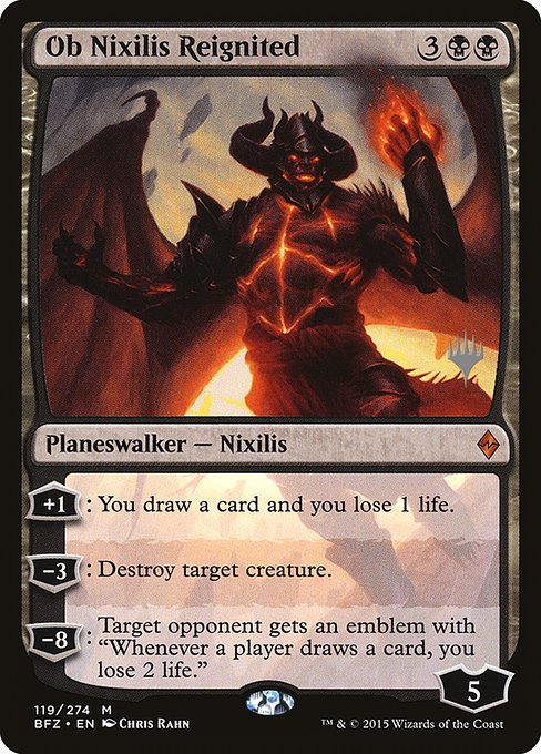 Ob Nixilis Reignited (119p) [Battle for Zendikar Promos]