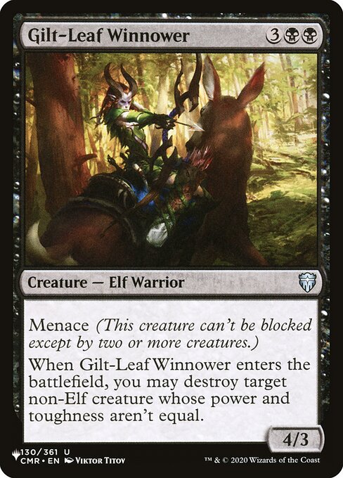 Gilt-Leaf Winnower (CMR-130) [The List]