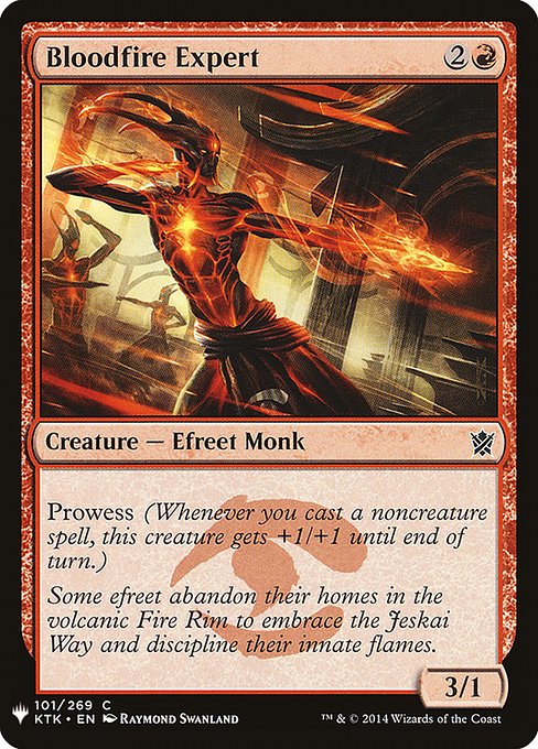 Bloodfire Expert (KTK-101) [The List]