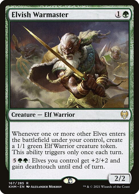 Elvish Warmaster (167) [Kaldheim]