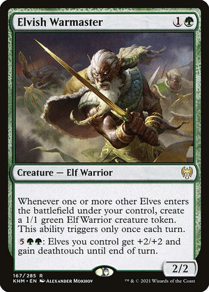 Elvish Warmaster (167) [Kaldheim]