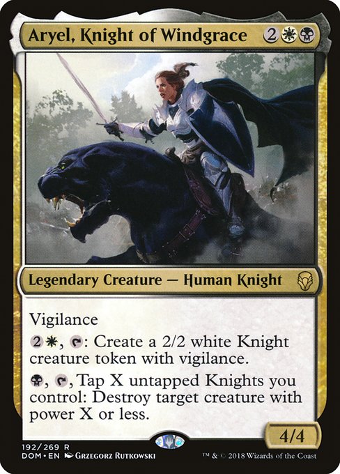 Aryel, Knight of Windgrace (192) [Dominaria]