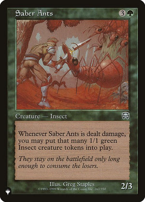 Saber Ants (MMQ-267) [The List]