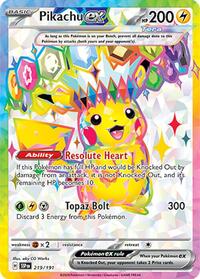 Pikachu ex - 219/191 (219/191) [SV08 Surging Sparks]