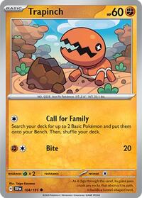 Trapinch (104/191) [SV08 Surging Sparks]