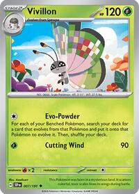 Vivillon - 007/191 (007/191) [SV08 Surging Sparks]
