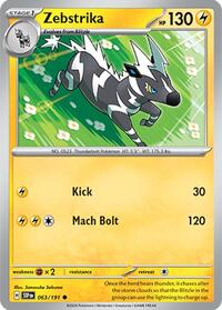 Zebstrika (063/191) [SV08 Surging Sparks]