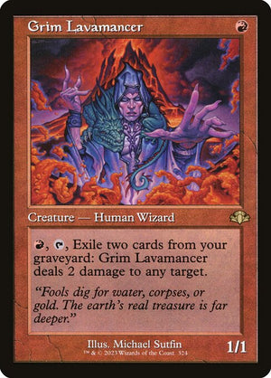 Grim Lavamancer (324) [Dominaria Remastered]