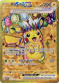Pikachu ex - 247/191 (247/191) [SV08 Surging Sparks]