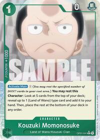 Kouzuki Momonosuke (Full Art) (OP01-041) [Premium Booster -The Best-]